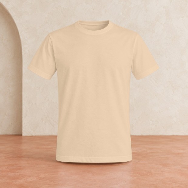Tee-shirt homme Sol's Imperial Crème