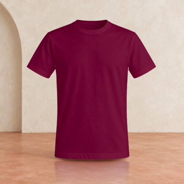 Tee-shirt homme Sol's Imperial Bordeaux
