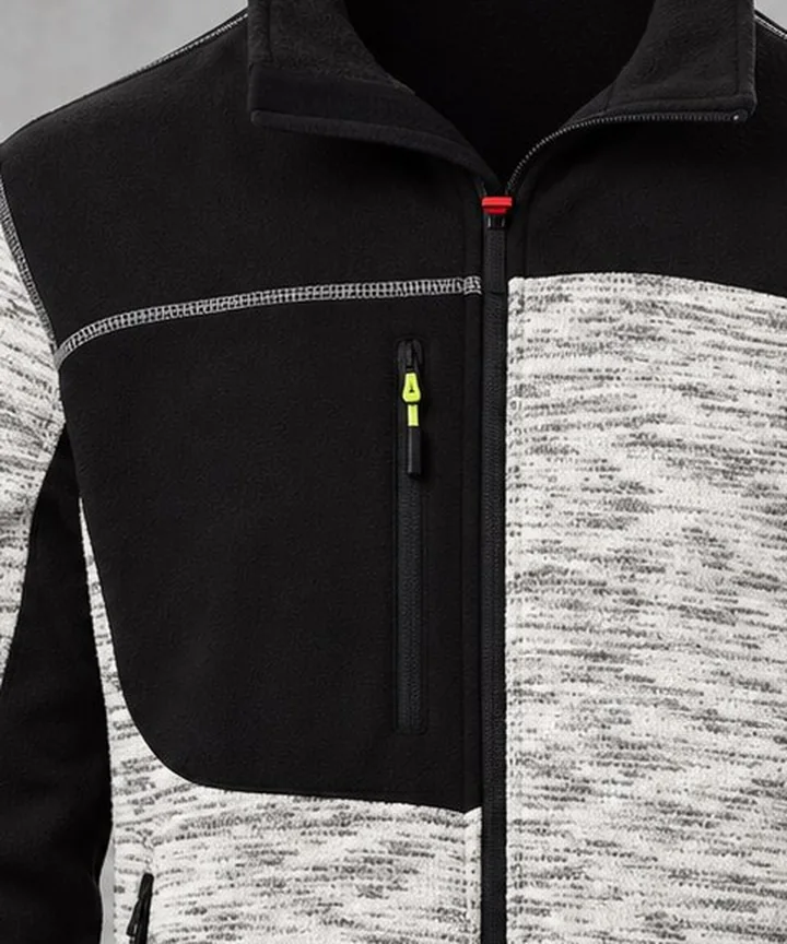 Poche poitrine zippée et tirette fluo de la veste Payper Travel